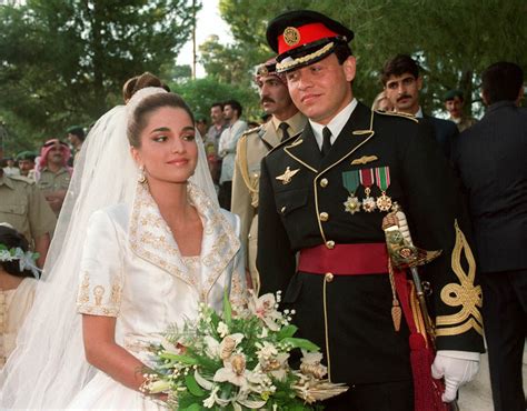 queen rania wedding pictures